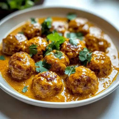 Creamy Coconut Curry Meatballs
