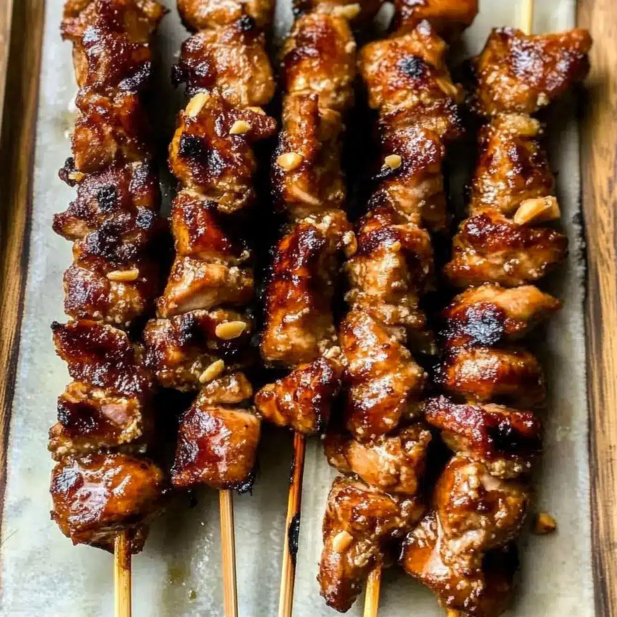 Grilled Thai Coconut Chicken Skewers