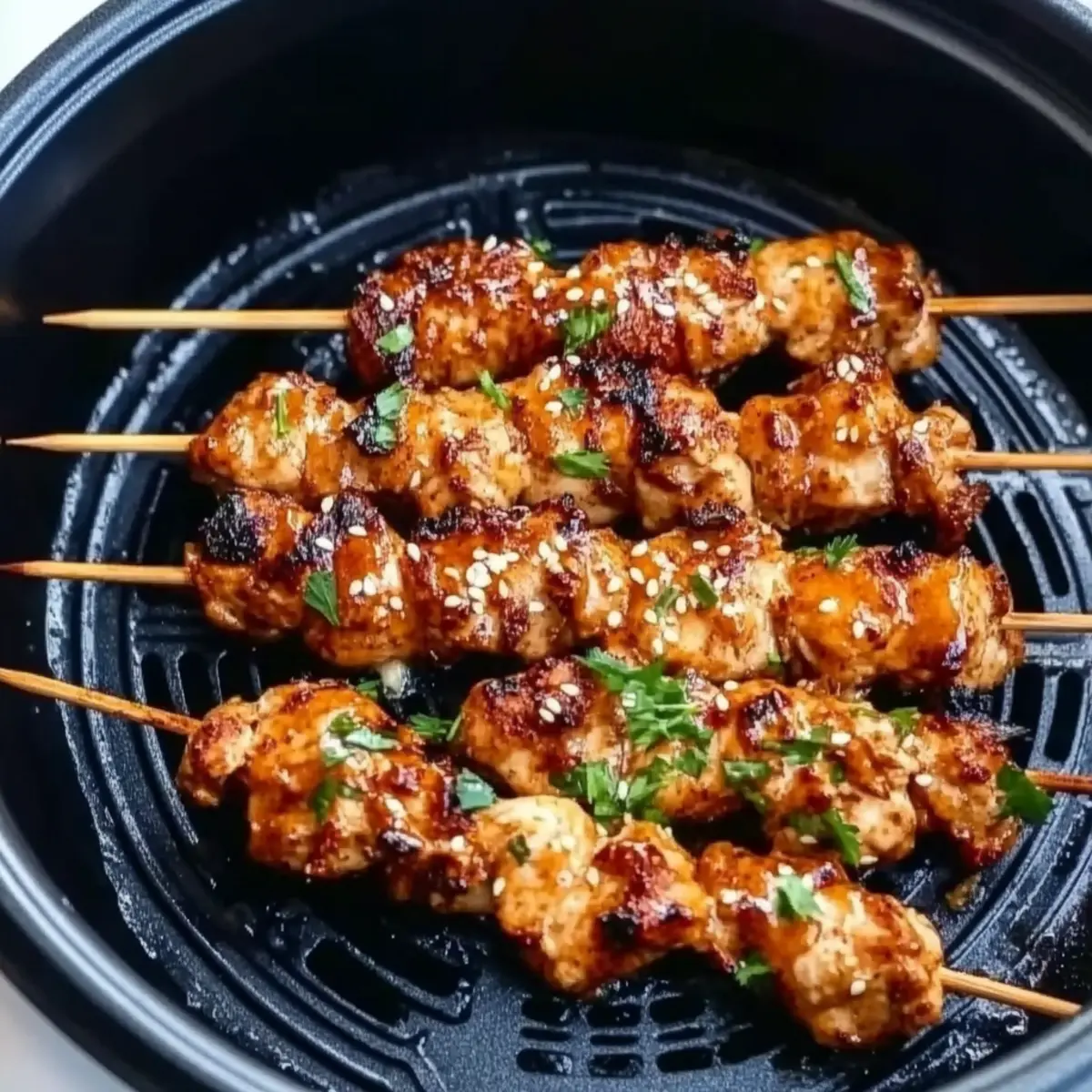 Bang Bang Chicken Skewers