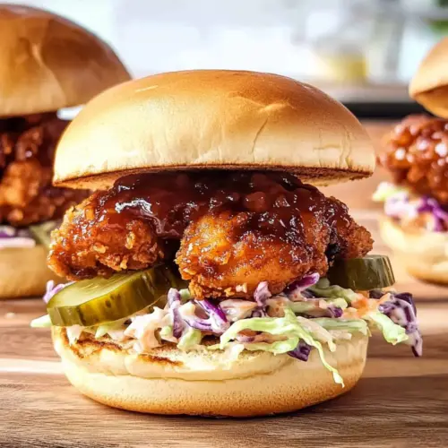 Nashville Hot Honey Chicken Slider Sandwiches