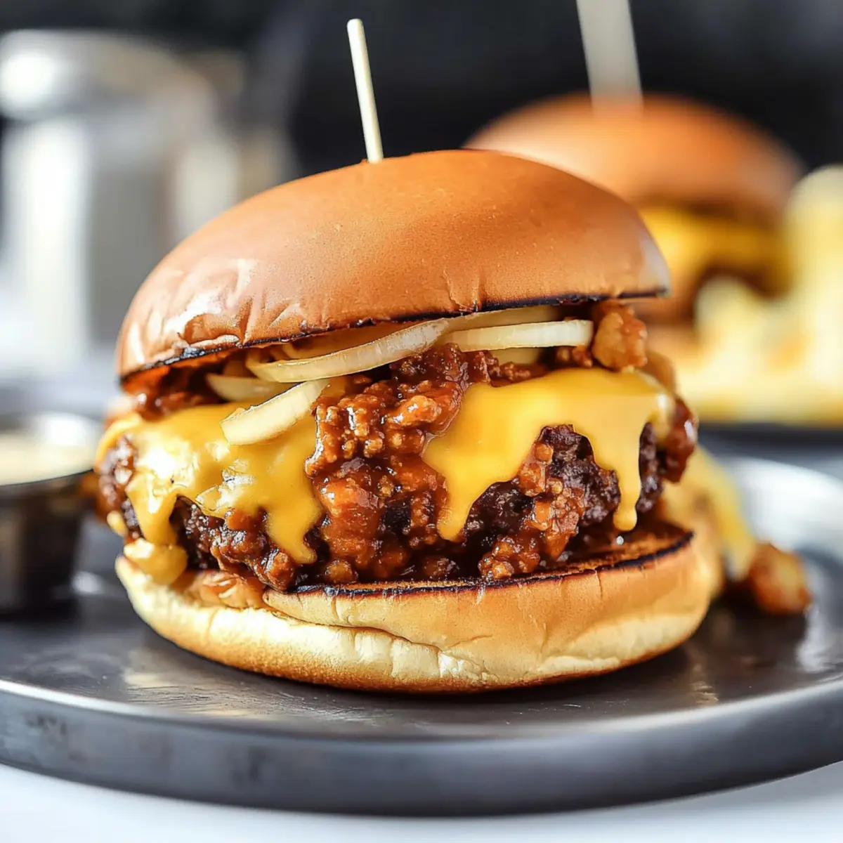 Chili Cheeseburgers