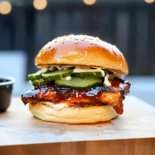 Korean BBQ Grilled Chicken Sandwich