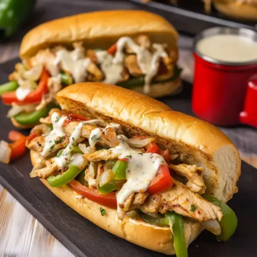 Chicken Philly Cheesesteak