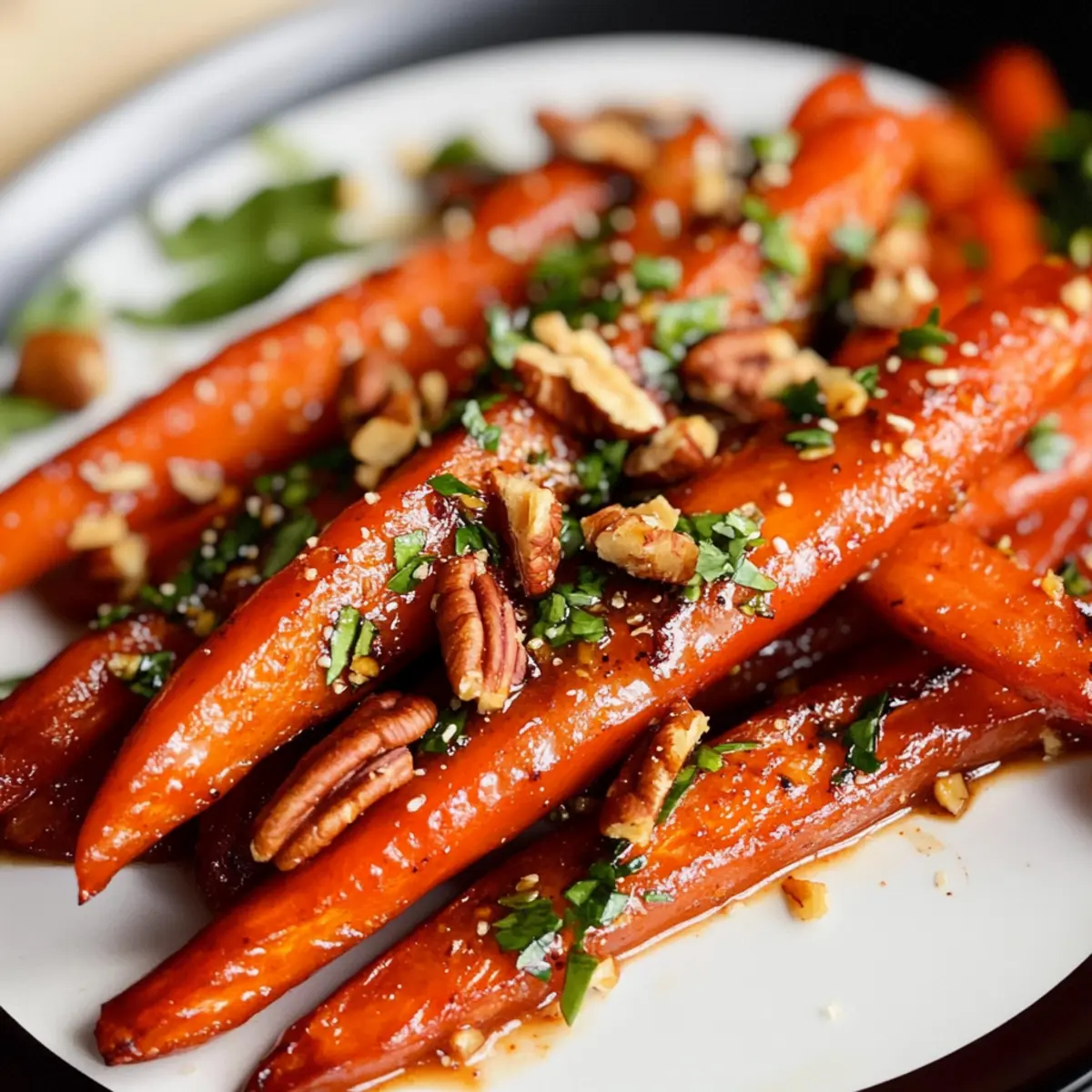 Gochujang Oven Roasted Carrots