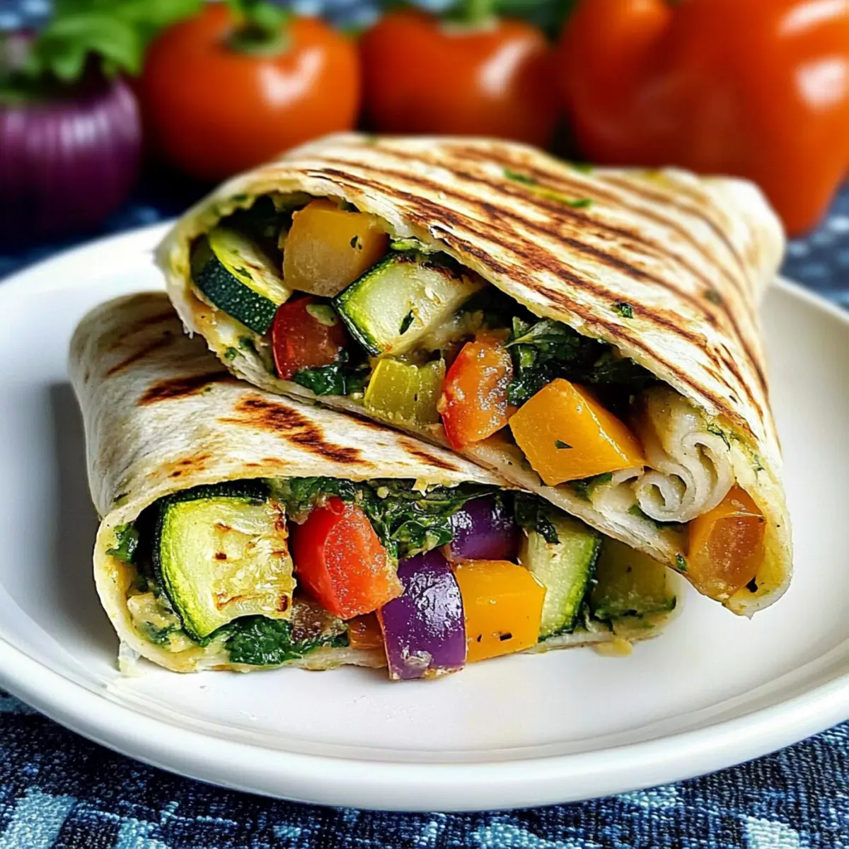 Grilled Veggie Wraps