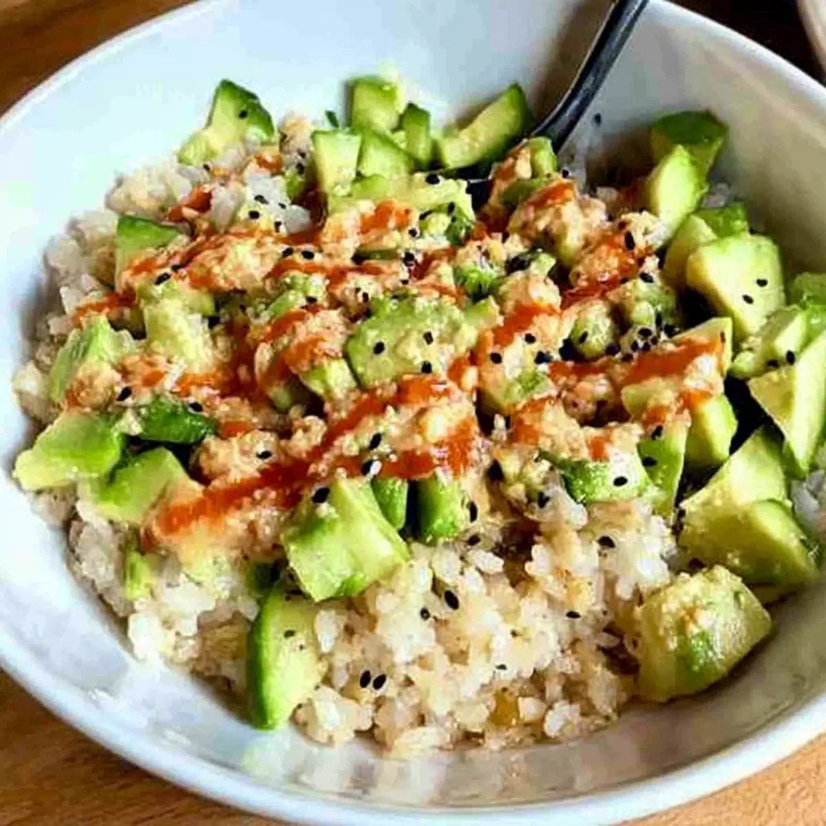 Canned Tuna Rice Bowl