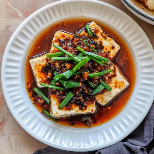 Chili Garlic Silken Tofu