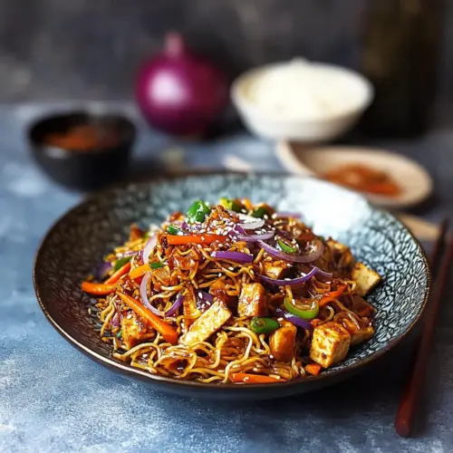 Vegetable Tofu Lo Mein