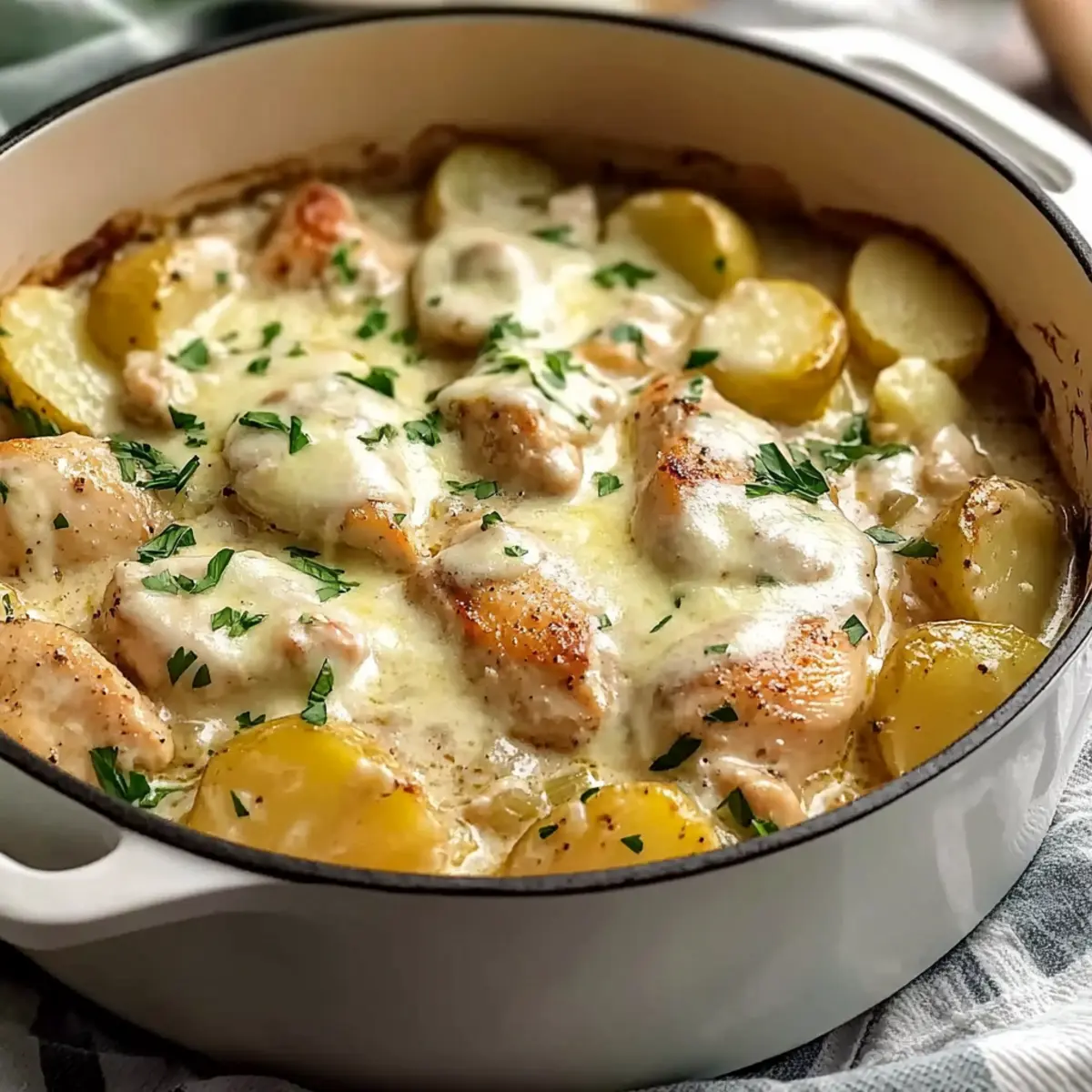 Garlic Parmesan Chicken and Potatoes