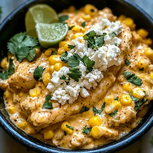 Slow Cooker Street Corn Chicken