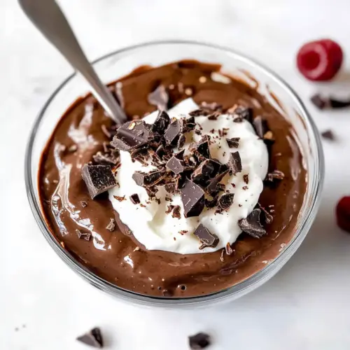 Healthy Chocolate Avocado Pudding