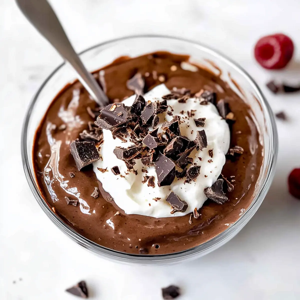 Healthy Chocolate Avocado Pudding