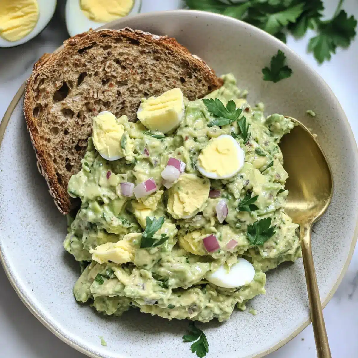 Herby Avocado Egg Salad