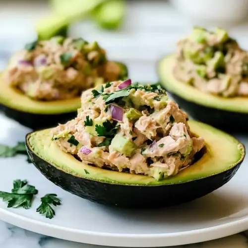 Tuna Stuffed Avocados
