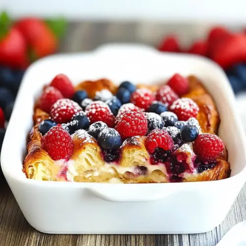 Berry Croissant Bake