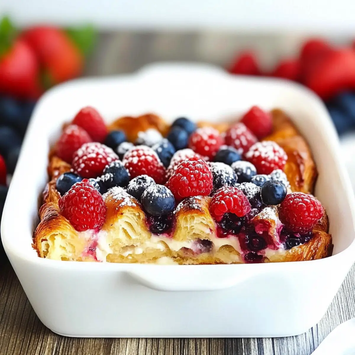 Berry Croissant Bake