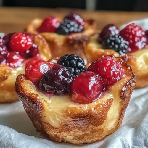 Baked Berry French Toast Cups