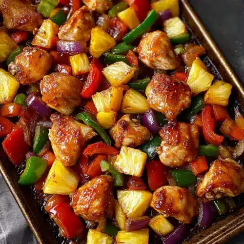 Hawaiian Chicken Sheet Pan