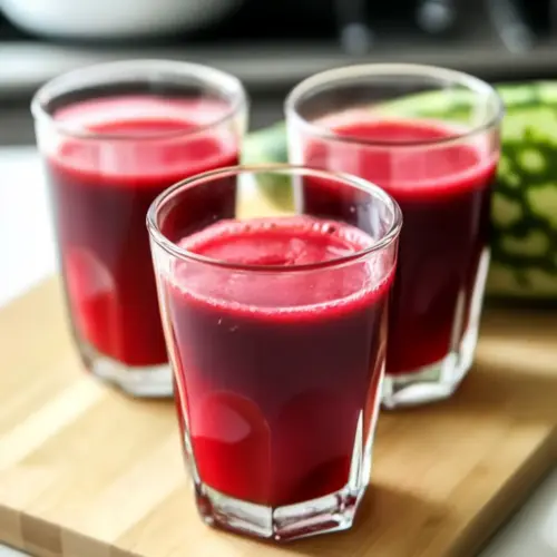 Watermelon Cherry Berry Beet Juice