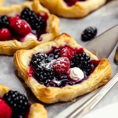Mixed Berry Puff Pastry Tarts