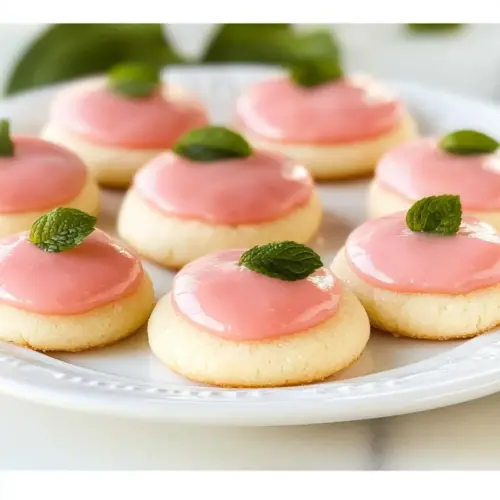 Strawberry Lemonade Meltaway Cookies