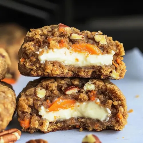 Carrot Cake Cookies-Stuffed