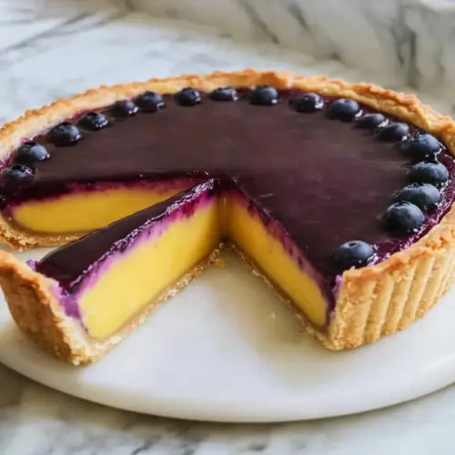 Blueberry–Lemon Curd Tart