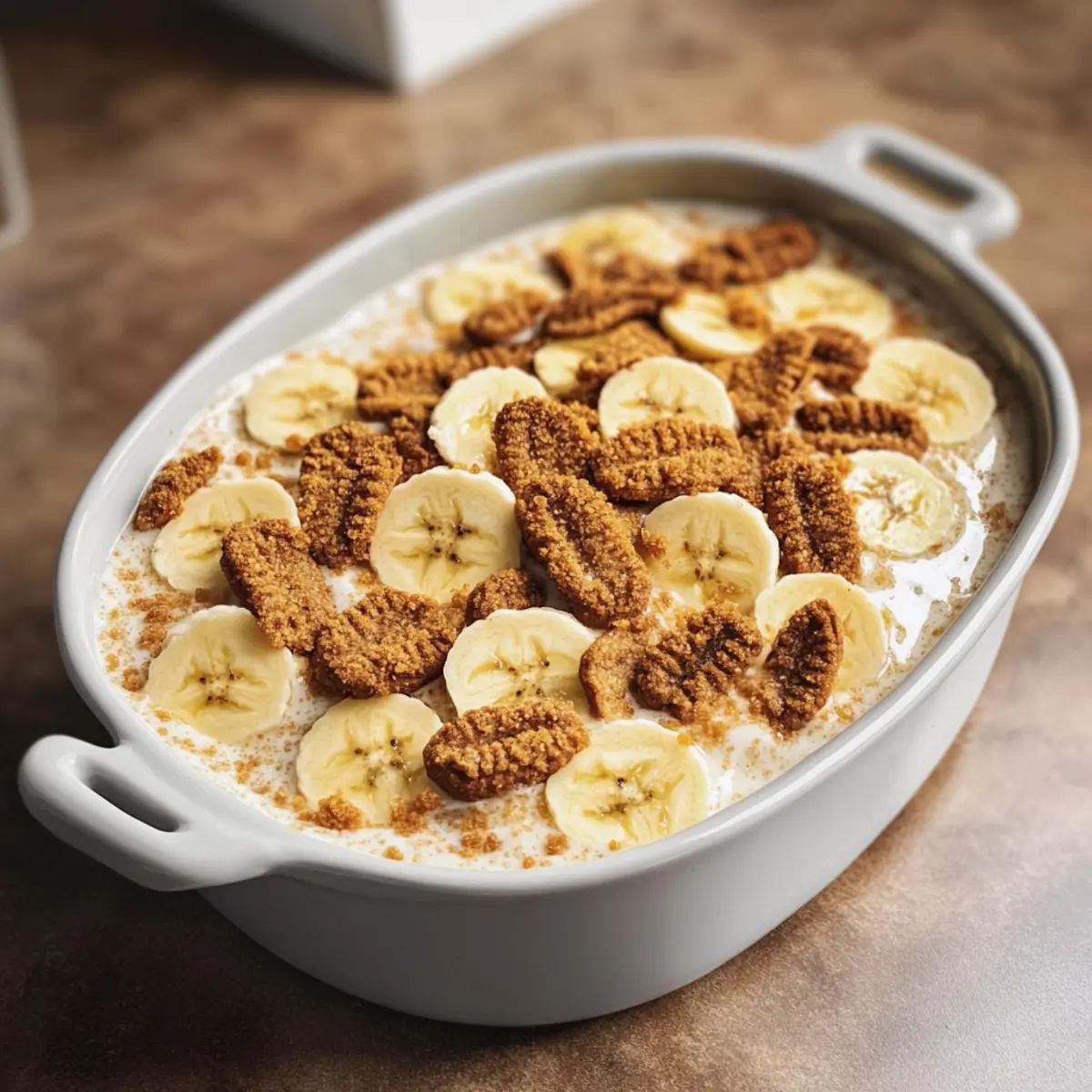 Biscoff Banana Pudding