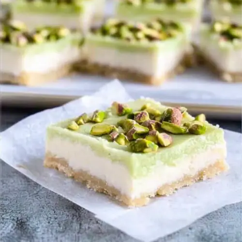 Pistachio Sugar Cookie Bars