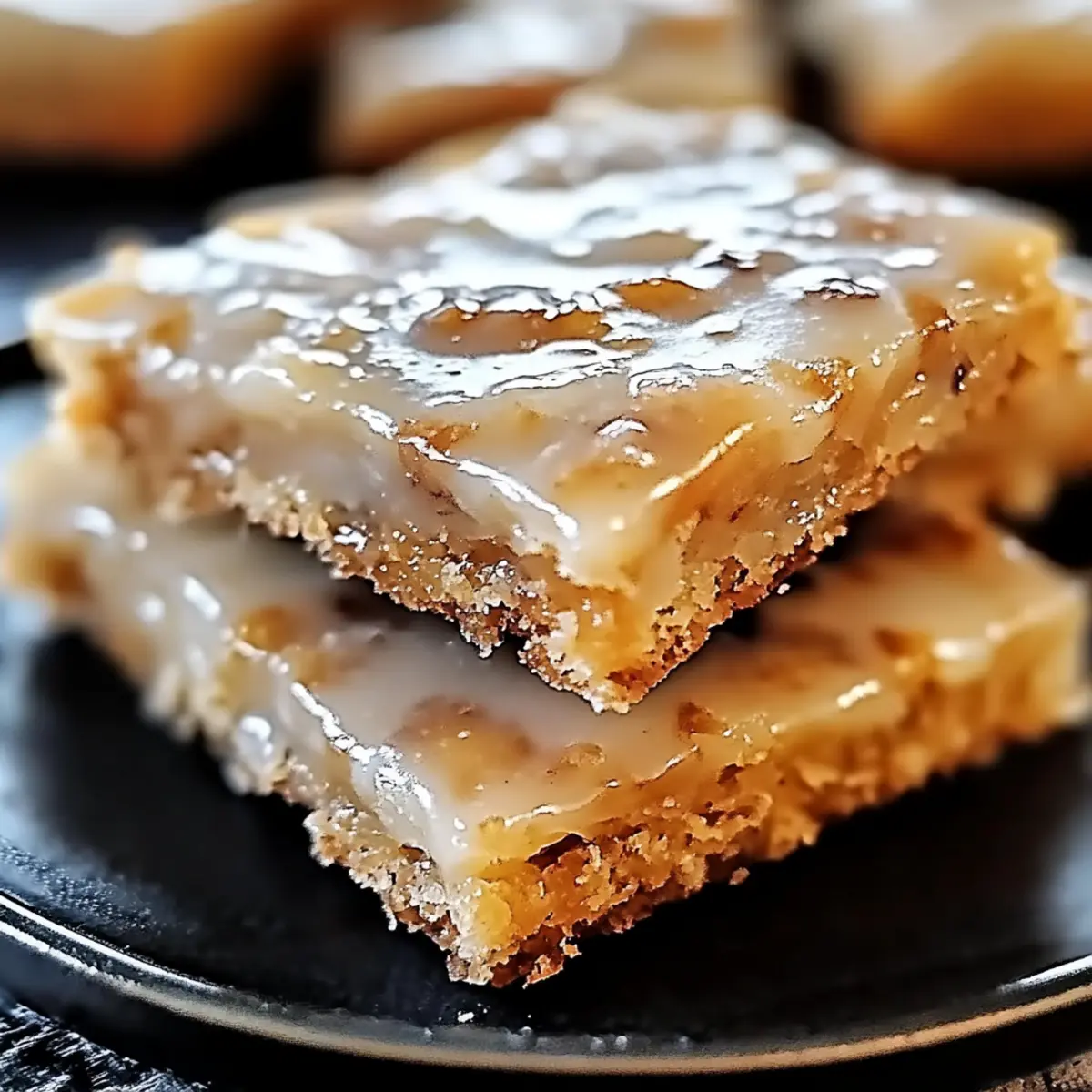 Soft Baked Maple Donut Bars