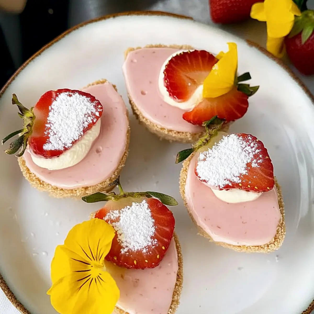 Strawberry Lemon Posset