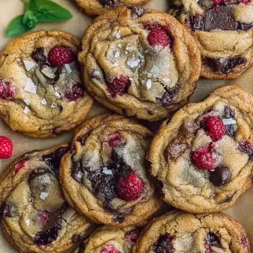 Raspberry Chocolate Chip Cookies