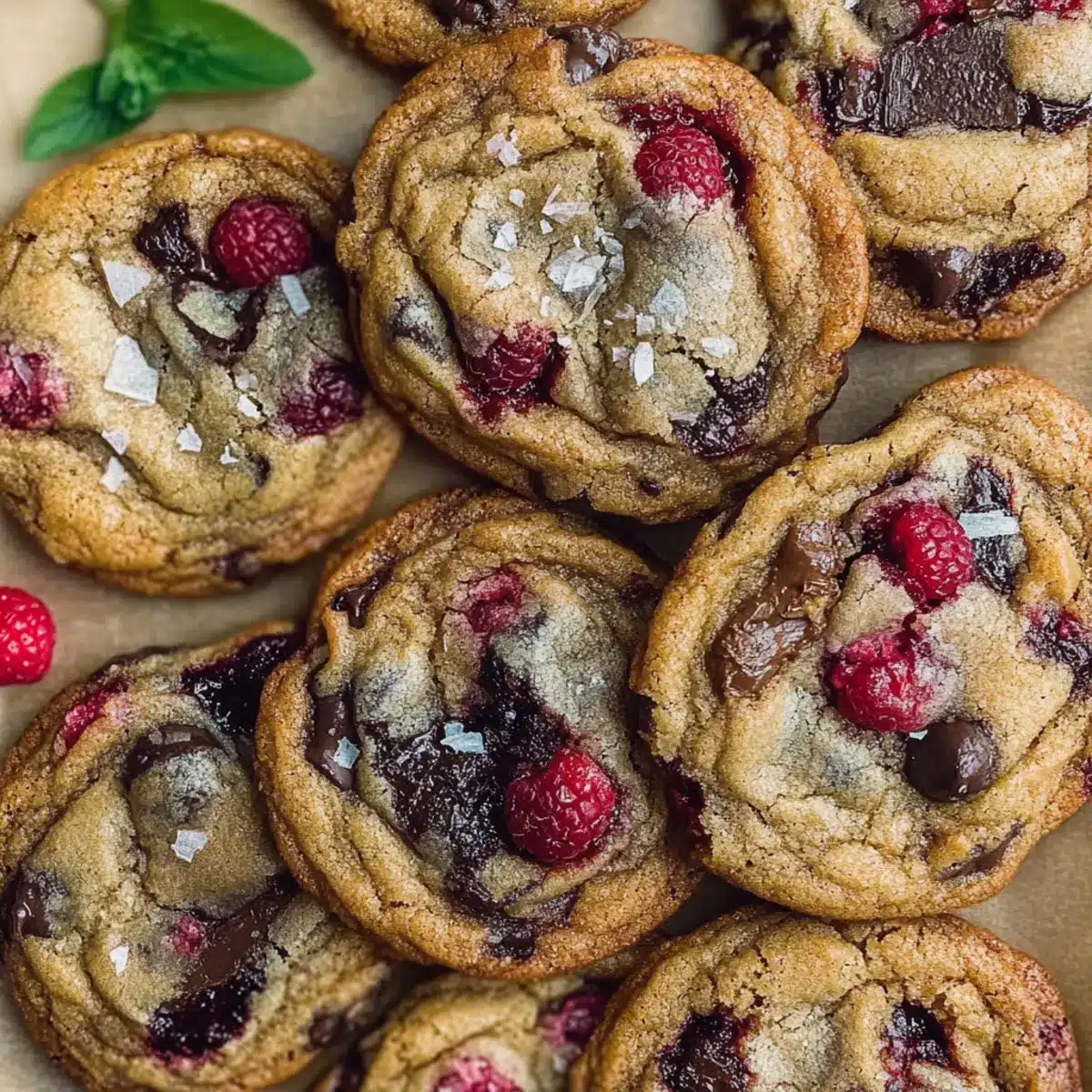Raspberry Chocolate Chip Cookies