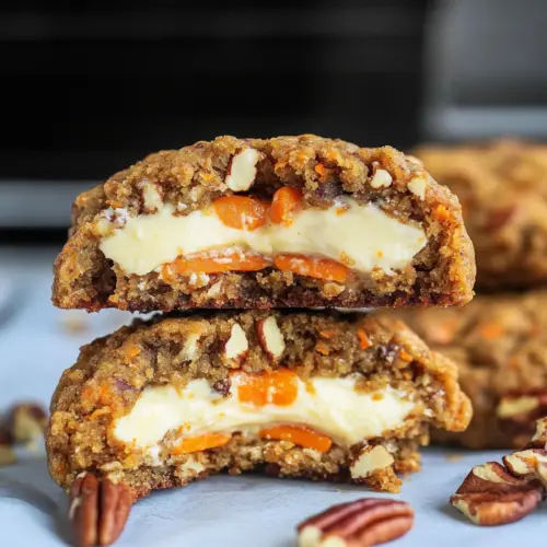 Carrot Cake Cookies-Stuffed