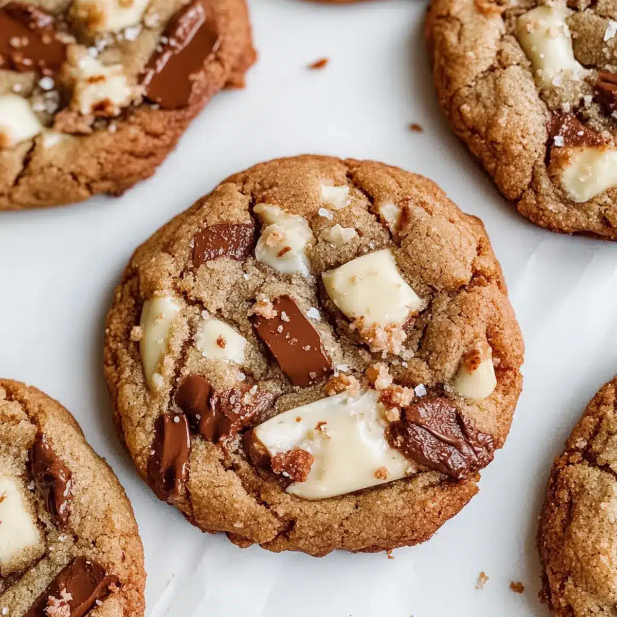 Chai White Chocolate Toffee Cookies