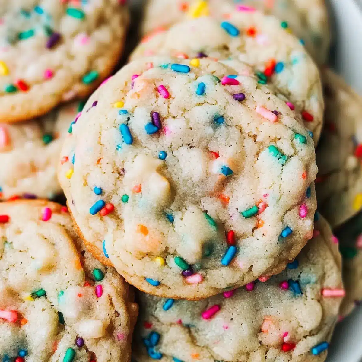 Soft Funfetti Cookies