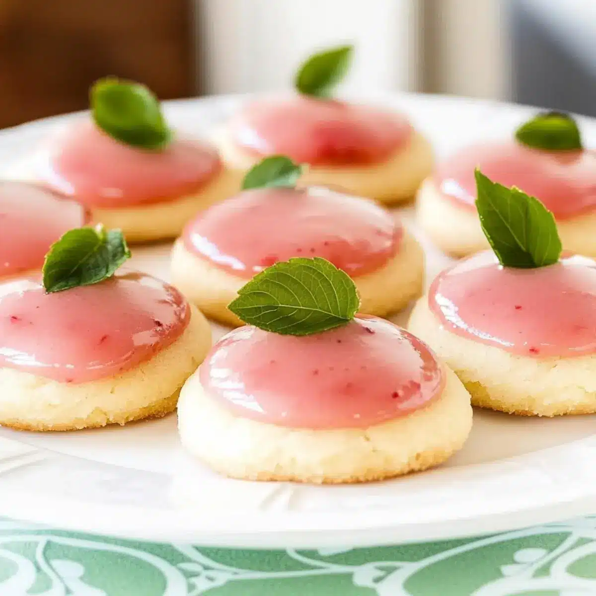 Strawberry Lemonade Meltaway Cookies