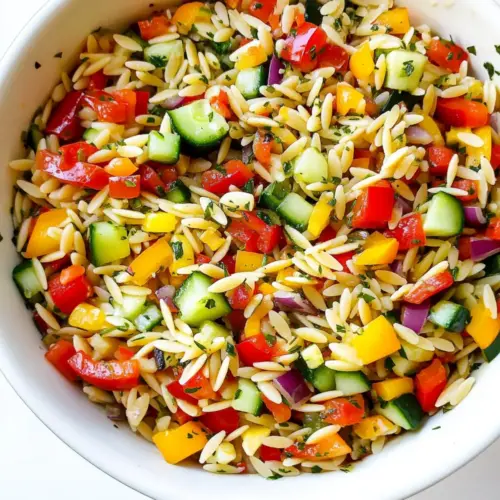 Summer Orzo Pasta Salad