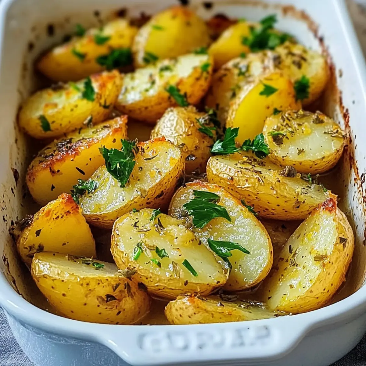 Greek Lemon Potatoes