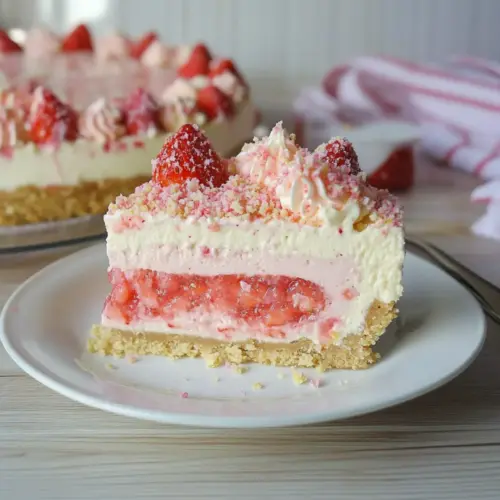 Strawberry Crunch Cheesecake