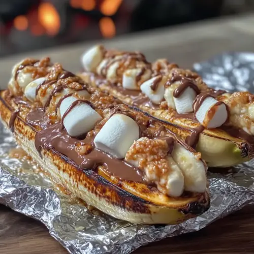 4th of July Campfire Banana Boats